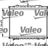 VALEO Jäähdytin,moottorin jäähdytys 735528