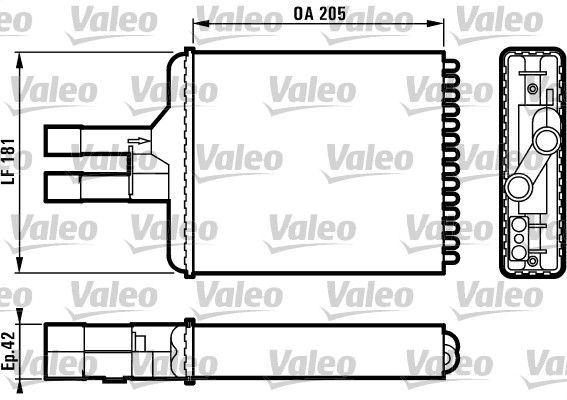 VALEO Lämmityslaitteen kenno 812117