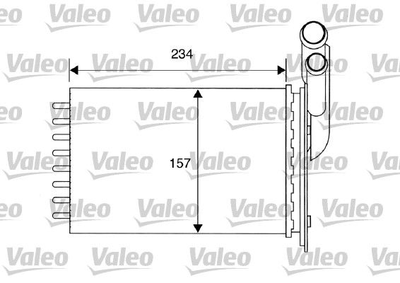 VALEO Lämmityslaitteen kenno 812157