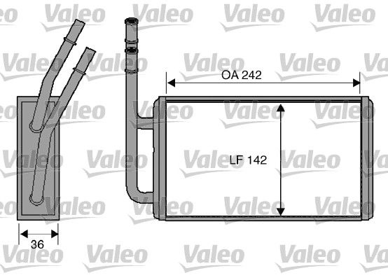 VALEO Lämmityslaitteen kenno 812276