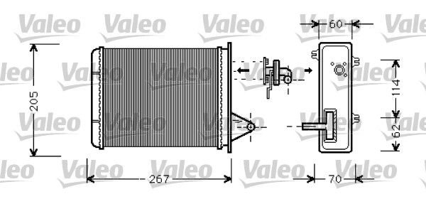 VALEO Lämmityslaitteen kenno 812283