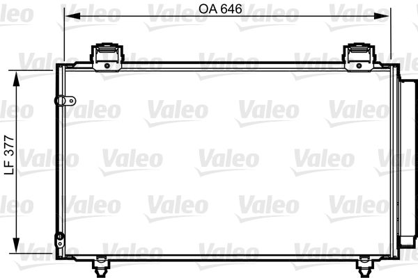 VALEO Lauhdutin, ilmastointilaite 814210