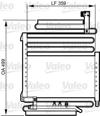 VALEO Lauhdutin, ilmastointilaite 814296