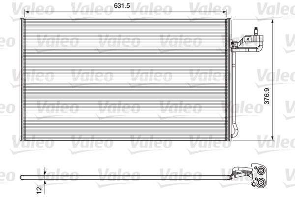 VALEO Lauhdutin, ilmastointilaite 814322