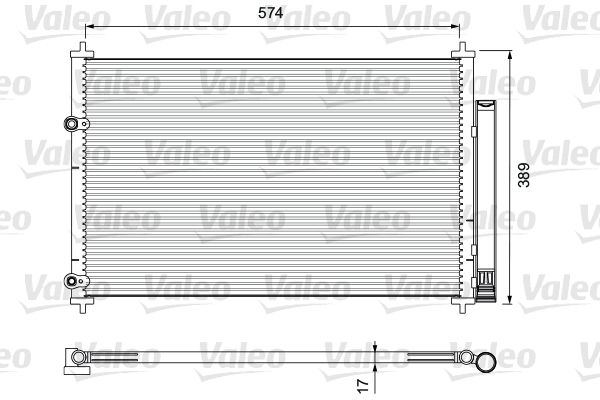 VALEO Lauhdutin, ilmastointilaite 814392