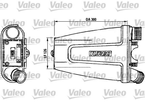 VALEO Välijäähdytin 816790