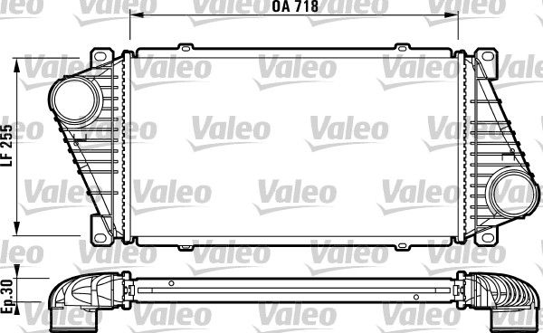 VALEO Välijäähdytin 816890