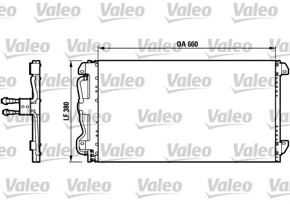 VALEO Lauhdutin, ilmastointilaite 816991