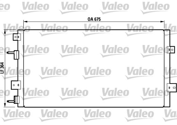 VALEO Lauhdutin, ilmastointilaite 817075