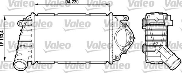 VALEO Välijäähdytin 817486