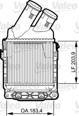 VALEO Välijäähdytin 817490