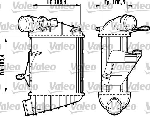 VALEO Välijäähdytin 817501