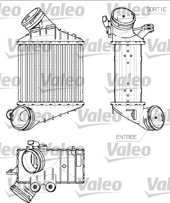 VALEO Välijäähdytin 817555