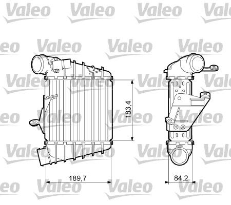 VALEO Välijäähdytin 817556