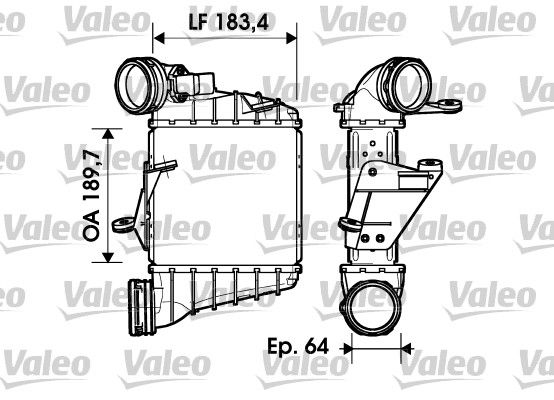 VALEO Välijäähdytin 817558