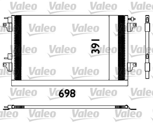 VALEO Lauhdutin, ilmastointilaite 817568