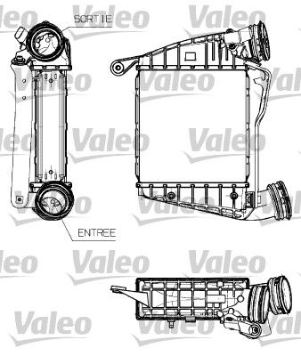 VALEO Välijäähdytin 817635