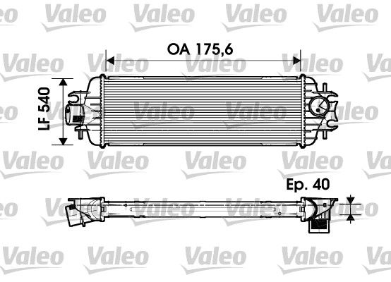 VALEO Välijäähdytin 817636