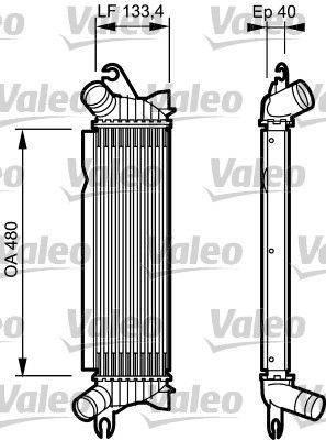 VALEO Välijäähdytin 817654