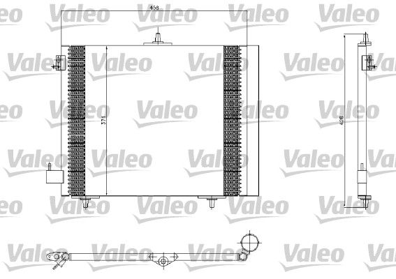 VALEO Lauhdutin, ilmastointilaite 817663