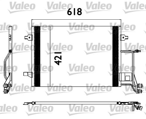 VALEO Lauhdutin, ilmastointilaite 817666