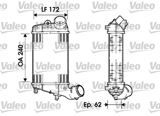 VALEO Välijäähdytin 817862