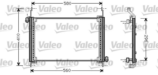 VALEO Lauhdutin, ilmastointilaite 818007