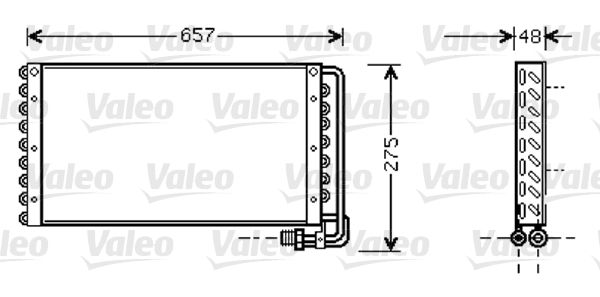 VALEO Lauhdutin, ilmastointilaite 818043