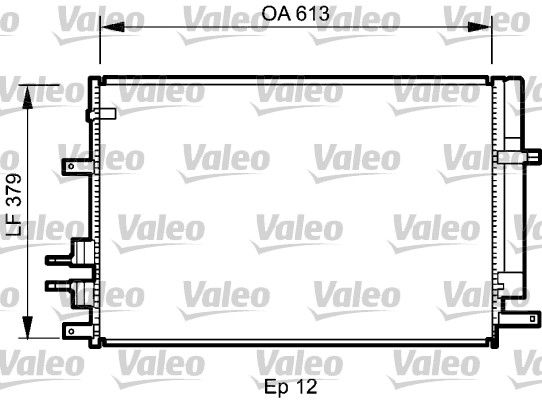 VALEO Lauhdutin, ilmastointilaite 818187