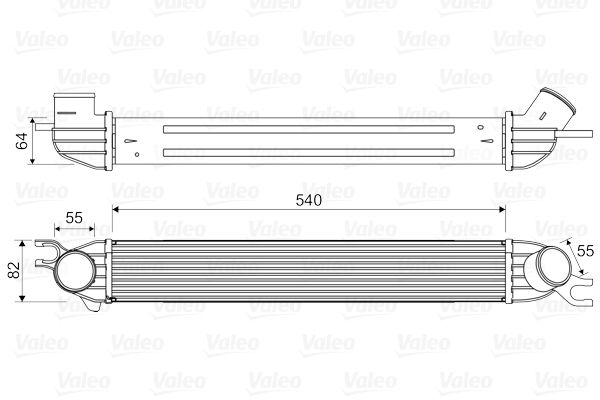 VALEO Välijäähdytin 818580