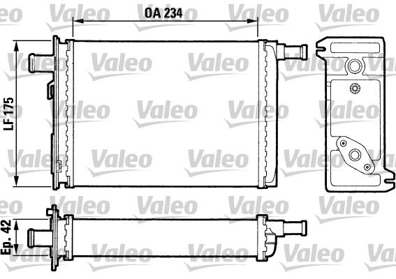 VALEO Lämmityslaitteen kenno 883739