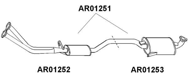 VENEPORTE Etuäänenvaimentaja AR01251