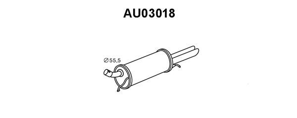 VENEPORTE Takaäänenvaimentaja AU03018