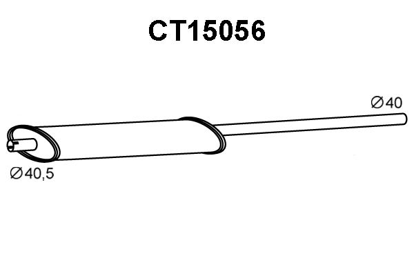 VENEPORTE Etuäänenvaimentaja CT15056