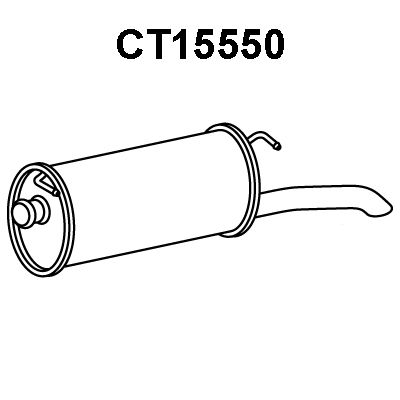 VENEPORTE Takaäänenvaimentaja CT15550