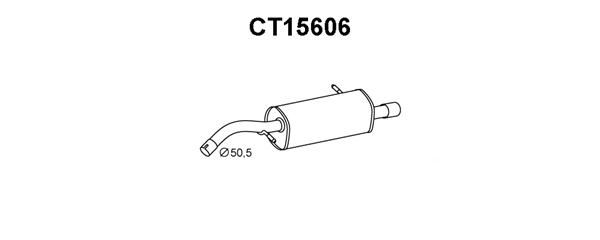 VENEPORTE Takaäänenvaimentaja CT15606