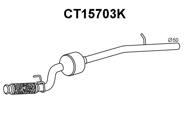 VENEPORTE Katalysaattori CT15703K