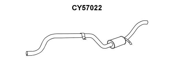 VENEPORTE Takaäänenvaimentaja CY57022