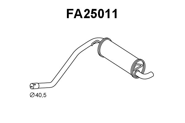 VENEPORTE Takaäänenvaimentaja FA25011