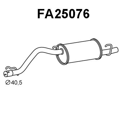 VENEPORTE Takaäänenvaimentaja FA25076