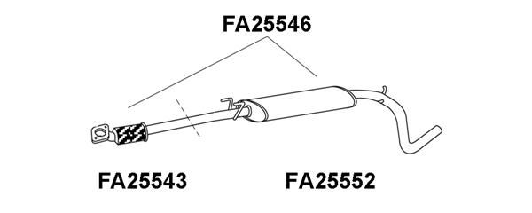 VENEPORTE Etuäänenvaimentaja FA25546