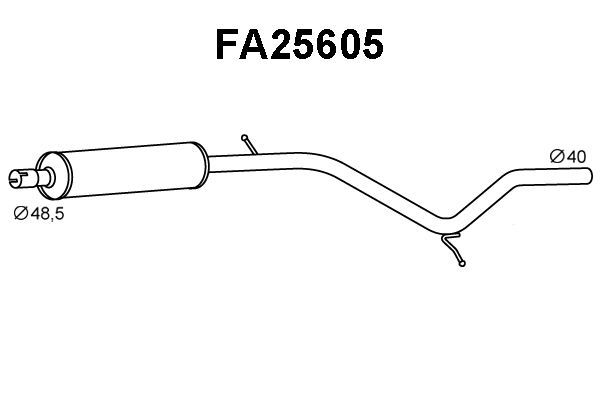 VENEPORTE Etuäänenvaimentaja FA25605