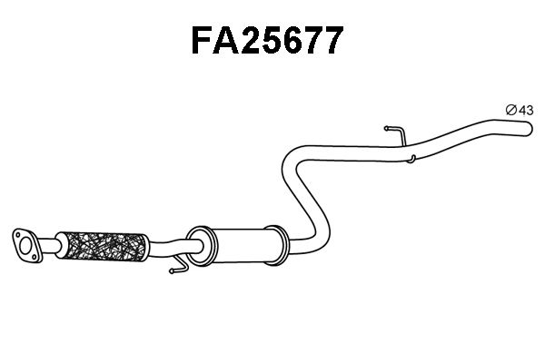 VENEPORTE Takaäänenvaimentaja FA25677