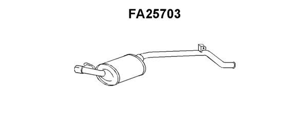 VENEPORTE Takaäänenvaimentaja FA25703