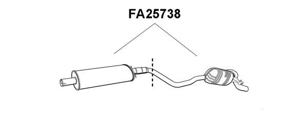 VENEPORTE Takaäänenvaimentaja FA25738