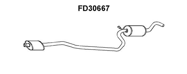 VENEPORTE Keskiäänenvaimentaja FD30667