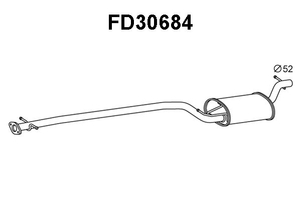 VENEPORTE Etuäänenvaimentaja FD30684