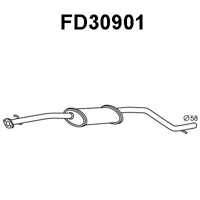 VENEPORTE Etuäänenvaimentaja FD30901