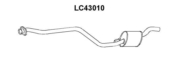 VENEPORTE Keskiäänenvaimentaja LC43010