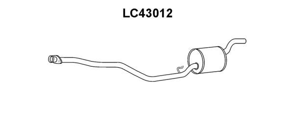 VENEPORTE Keskiäänenvaimentaja LC43012